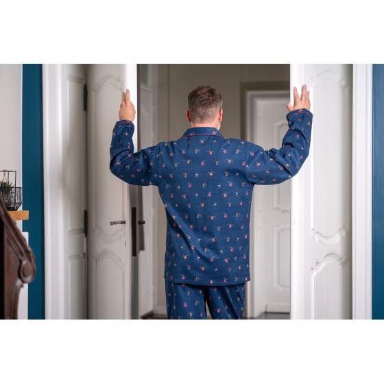 Flanellen pyjama voor Mannen SKIËRS