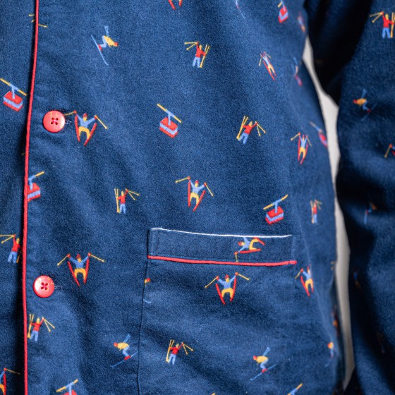Pyjama flanelle homme SKIEURS