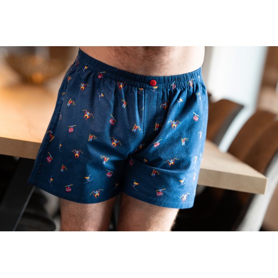 Flanellen BOXERSHORT voor heren Skiërs