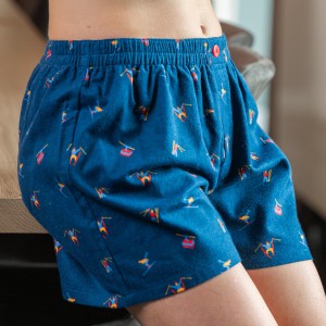 Flanellen BOXERSHORT voor vrouwen Skiërs