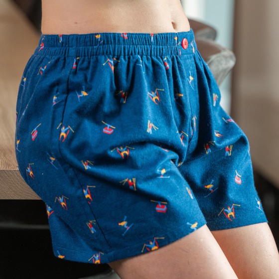 Flanellen BOXERSHORT voor vrouwen Skiërs