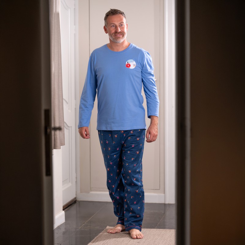 Pyjama jersey/flanelle homme SKIEURS 2