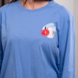 Jersey/flanellen pyjama voor dames SKIERS 2