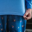 Jersey/flanellen pyjama voor kinderen SKIERS 2