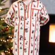Flanellen nachthemd voor meisjes MERRY XMAS
