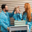 Flanellen dames pyjama 719