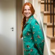 Flanellen pyjama voor dames Bûcherons-bevertjes
