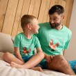 PYJAMA homme jersey Plumes court