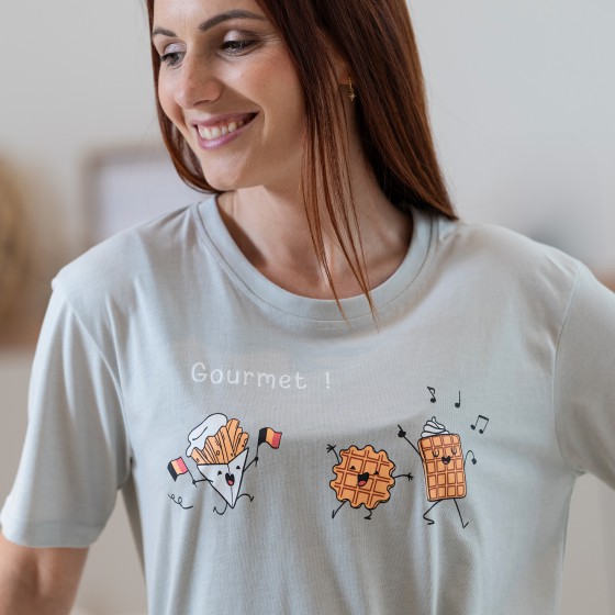 PYJAMA femme jersey GOURMET long PYJAMA femme jersey GOURMET long