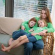 PYJAMA femme court vert MOUTON