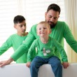 PYJAMA enfant long vert MOUTON
