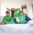PYJAMA enfant long vert MOUTON