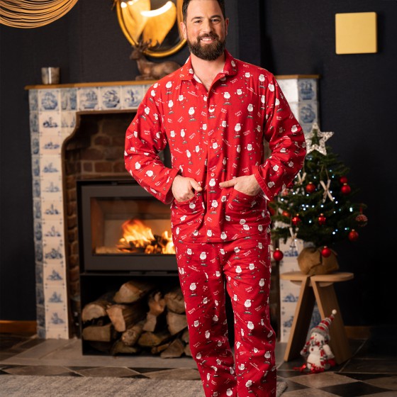 Pyjama flanelle homme Joyeux Noël