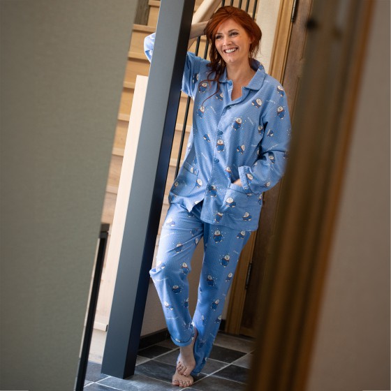 Pyjama flanelle femme OURS Je Fonds Pyjama flanelle femme OURS Je Fonds
