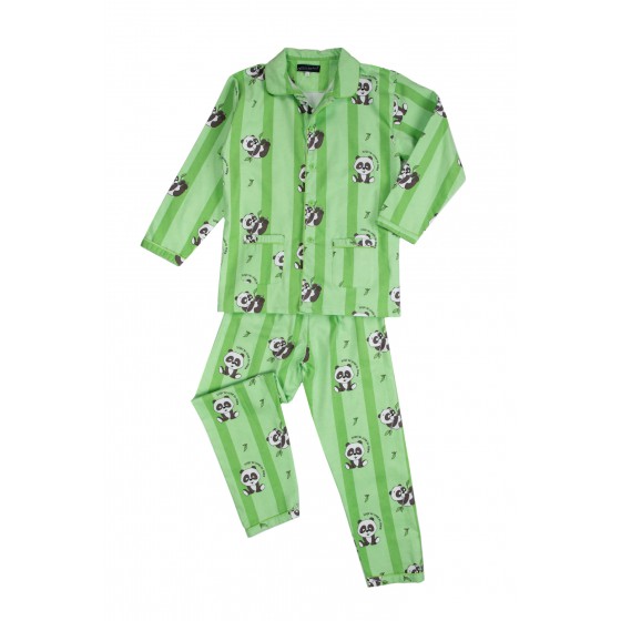 Nachtmuts 'Panda' groen
